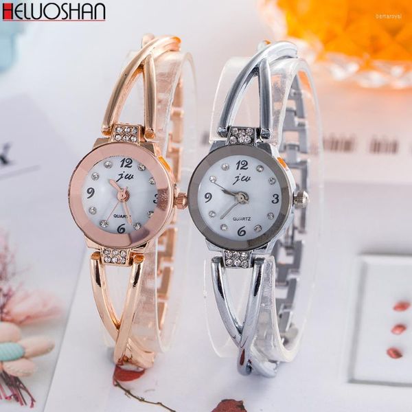 Montres-bracelets Prix Baisse Reloj Muje Or Rose Bracelet Montre Femmes De Luxe Diamant Quartz Haute Qualité Montre FemmeMontres Bert22