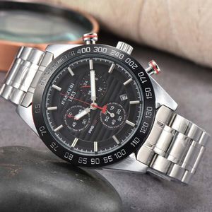 Horloges PRS516 Originele merkhorloges voor heren Klassiek multifunctioneel volledig stalen quartzhorloge Luxe chronograaf Automatische datum Casual