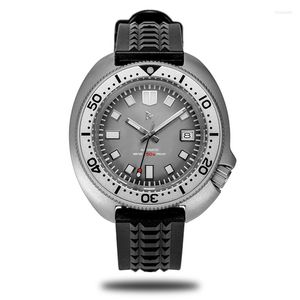 Horloges RDUNAE/RETANGULA R2X Grijs Captain Willard Fashion Casual Outdoor Duiken Mechanisch herenhorloge