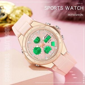 Polshorloges Relogio Feiminio Digital Watch Women Luxury Rose Gold Men Sports Watches Led elektronische pols waterdicht
