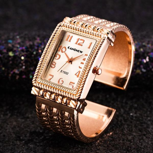 Montres-bracelets Relogio Feminino Bracelet en or rose Bracelet montres femmes mode en acier inoxydable horloge dames montre Zegarek Damski