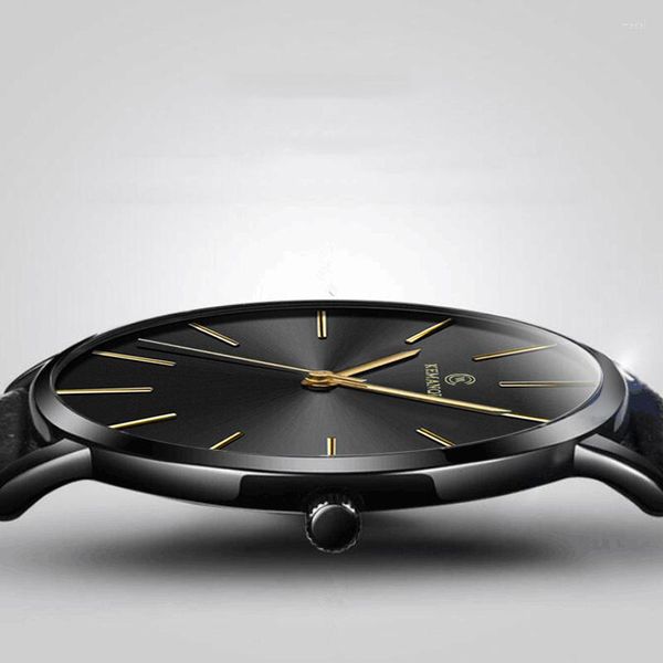 Montres-bracelets Relogio Masculino montres pour hommes Top montre Ultra-mince hommes horloge pour hommes Erkek Kol Saati Reloj Hombre