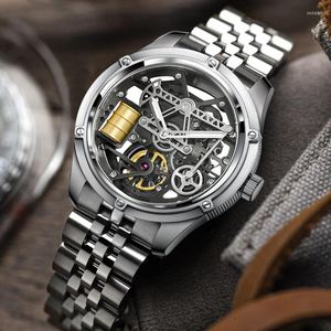 Horloges Relogios Masculinos 2023 Pindu Design Heren Horloges Saffierglas Top Merk Machine Horloge Mannen Zakelijke Klok Miyota 8215 Doos
