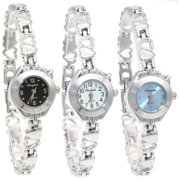 Muñecos de pulsera Retro cuarzo Reloj Classic Roman Ladies Bracelet Watches Women Silver Wutwatch Vintage Femenino 240423