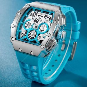 Montres-bracelets Richardmillie Titanium Watch Full Feature Quartz Chronographe étanche Business New Private Label Sports Clock EJ2P