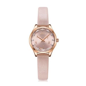 Polswatches Roterende Ster Tweedehands Julius Lady Dameshorloge Japan Movt Elegante Mode-uren Klok Echt Lederen Armband Gift Bo