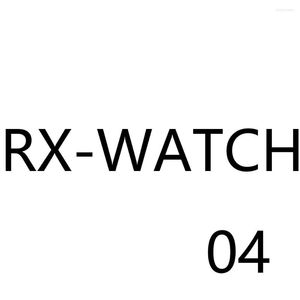 Montres-bracelets RX04 2022 du grand cadran verre saphir miroir onde radio montre vert noir synchronisation automatique de l'heure étanche