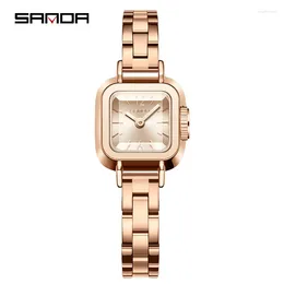 Montre-bracelets Sanda 1117 MINI Style MADAM MONTRE MAISSE MODE ROMMAN SIMPLE ROMAIN ROMMAN IMPHERPORER Quartz Women's Gift Belt Watches