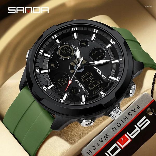 Montre-bracelets Sanda G Style Men Digital Watch Outdoor Military Sports Montres Electronic Electronic Male Renogio Masculino