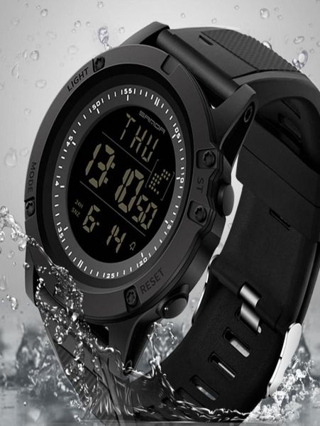 Wallwatches Sanda Sports Men039s Relojes 3atm Implay S Shock Countdown Digital relojes Digital Relogio Relogio Relogio MASC8114567