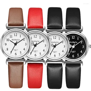 Relojes de pulsera Sdotter Ladies Watch Casual Retro Simple Fashion Digital Womens Small Dial Dress Relojes electrónicos