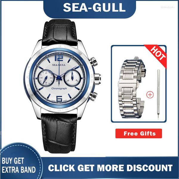 Montres-bracelets Seagull Montres Hommes 2023 Top Multifonctionnel Sport Chronographe Affaires Décontracté Saphir Main Vent 219.311