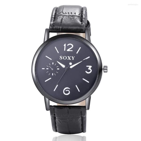 Relojes de pulsera Venta de relojes de moda de comercio exterior para hombre SOXY Dial