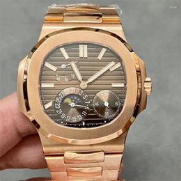 Relojes de pulsera que venden relojes de lujo para hombres 5712 Movimiento automático Espejo de zafiro Negocio con paquete completo