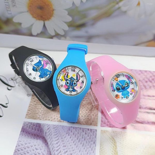 Venta de relojes de pulsera Stitzer, serie envolvente, reloj de silicona para estudiantes, moda deportiva para niños y niñas, regalo creativo Simple