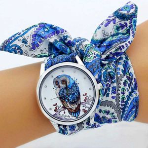 Montre-bracelets Shsby Nouveaux dames en tissu de bracelet Fashion Fashion Fashion Habille de haute qualité Quartz Girls Sweet Girls Clock D240430