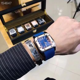 Polshorloges siliconen band Romeinse vierkant retro met kalender kwarts casual sport horloges voor mannen en vrouwen