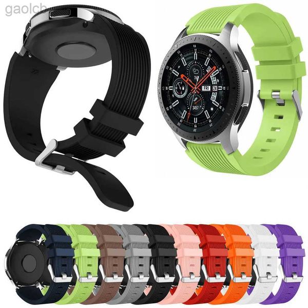 Relojes de pulsera Correa de silicona para Samsung Galaxy Watch 46mm SM-R800 Smart Watch Band Pulsera de goma para Samsung Gear S3 Correa 24319