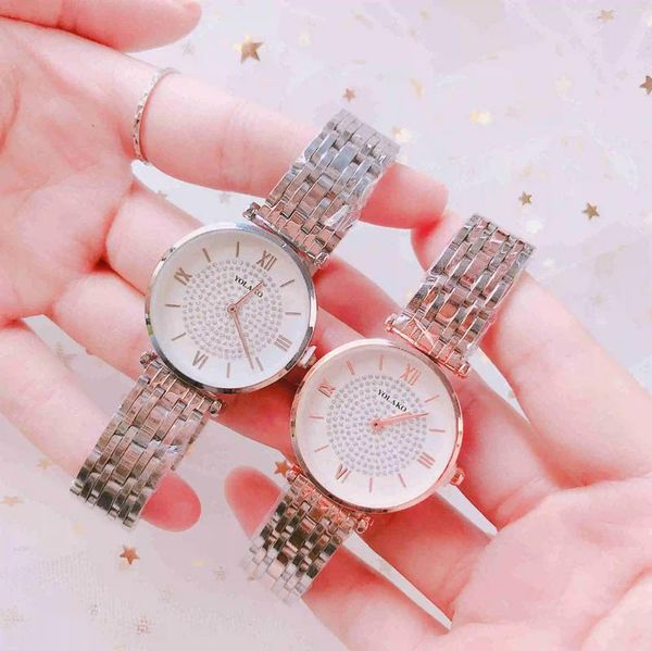 Montres-bracelets montres en argent pour femmes montre-bracelet à quartz cristal mode ciel étoilé montre diamant magnétique