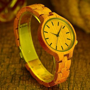 Polshorloges eenvoudige minimalistische natuurlijke houten horloge topband luxe mannen driehoek transparante casual mannelijke mannelijke bamboe quartz polshorloge klok cadeauwr