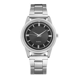Montre-bracelets simples Retro Mens Business Quartz Watch en acier inoxydable Round Round Mens Casual Mens Watch 2024 Modern Classic Watchl2304