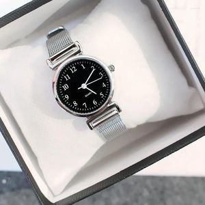 Horloges Eenvoud Retro Nichehorloge voor vrouwelijke klasgenoten en koppels Minimalistische dames