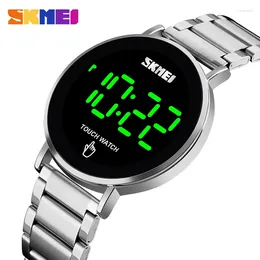 Montre-bracelets SKMEI 1550 STRAPE D'ACIER SOINDLEMENT MONTRE HOMME MEN MEN MEN DIGITAL MALON MAL MAL