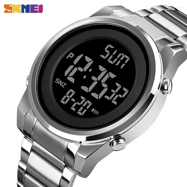 Montre-bracelets Skmei 1611 Luxury Digital Watch For Men Sports Countdown Electronic Wristwatch Mens Stopwatch horloge 2004 Reloj