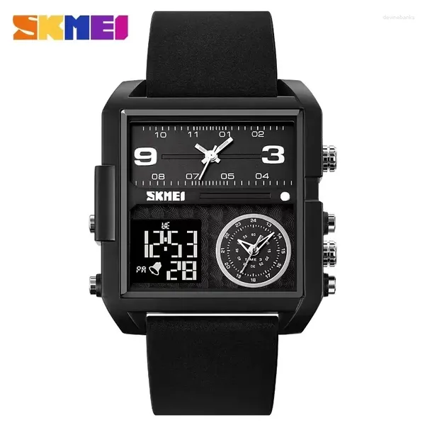 Montre-bracelettes skmei 2024 masque pour hommes de mode.