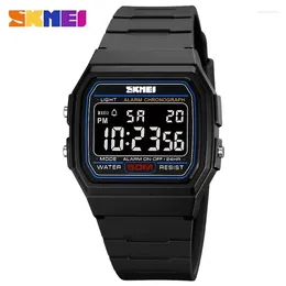 Horloges SKMEI 2042 Digitale Sport Horloge Voor Mannen Waterdichte Kalender Back Light Heren Elektronische Militaire Klok Reloj Hombre