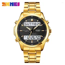 Horloges SKMEI 2049 Heren Back Light Sport Horloge Waterdicht Wekker Relogio Masculino 3 Tijd Countdown Timer Digitale