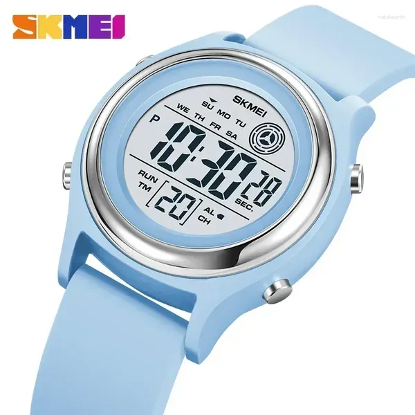 Relojes de pulsera SKMEI 2094 Reloj de pulsera digital para mujer de lujo Cronómetro Lady Impermeable A prueba de golpes Luz de fondo Relojes de cuenta regresiva para mujeres Reloj