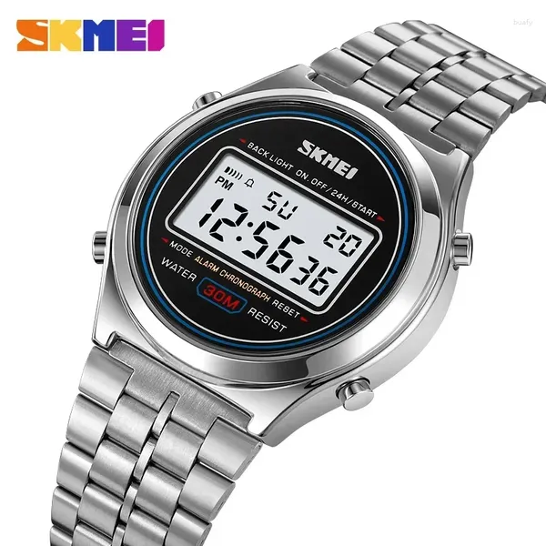Montre-bracelets Skmei 2146 Watch Electronic Watch pour hommes pour hommes Calendrier de luxe Calendrier Digital Mens Countdown Corloge Reloj Masculino