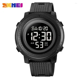 Montre-bracelets Skmei Countdown Countdown Digital Sport Back Light Watchs Men Splowing Stophatch Mens Wristwatch Alarm 2215 Clock Reloj Hombre