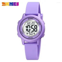 Relojes de pulsera SKMEI Colorido LED Niños Digital Alarma impermeable Relojes para niños Montre Enfant Boys Girls Sport Watch