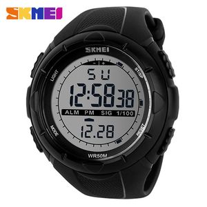 Polshorloges skmei mode eenvoudige sport horloge mannen militaire horloges wekker schokbestendige waterdichte digitale horloge reloj hombre 1025 230324