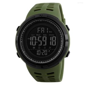 Polshorloges skmei luxe sport militair horloges mannen waterdichte countdown alarm digitale horloge led elektronische polsklok