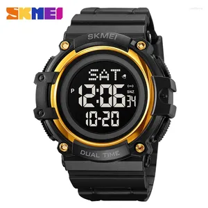 Relojes de pulsera SKMEI Hombres al aire libre Estudiante Deportes Electrónico Impermeable Luz de noche LED Reloj 2230