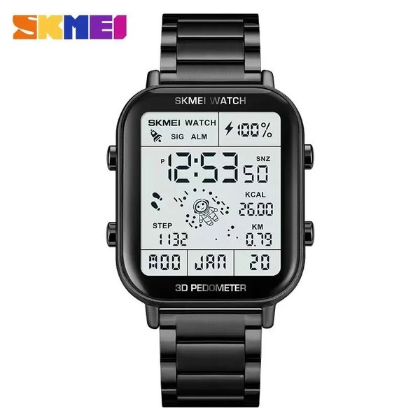 Relojes de pulsera Skmei Hombres Cronómetro Cuenta atrás Reloj de pulsera Calendario Reloj Reloj Hombre Deporte Podómetro Cálculo de calorías Relojes digitales 1888 231214