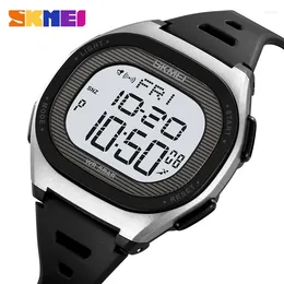 Montre-bracelets Skmei Outdoor Sport Luxury Digital Wristwatch TPU STRAP COUNTDOWN GESTES 12/24 HEUR