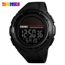Wallwatches Skmei Solar Power Men Sports Sports Led Led Digital Watch Men Luxury Brand Electronic Wrist Watch Relogio MASC 7921