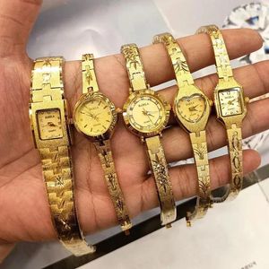 Montre-bracelets Small Calle Bandon en laiton plaqué Gold de haute qualité 2024 WEMGE WORGE INRRADE BETTERIE BEUT