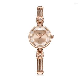 Horloges Klein Julius Lady Dameshorloge Japan Kwarts Modieus Uren Elegante Klok Ketting Armband Top Meisje Valentijn Verjaardag Geschenkdoos