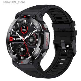Wallwatches Smart Watch AK45 Bluetooth Llame a 400 mAh Batería grande Men Tactical Rugged Outdoor Sports Fitness Smartwatchq231123