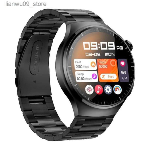 Montres-bracelets Montre intelligente S20 Max 1,62 pouces Bluetooth Call Compass NFC AI Voice 420mAh Charge sans fil Hommes Sports Fitness SmartwatchQ231123