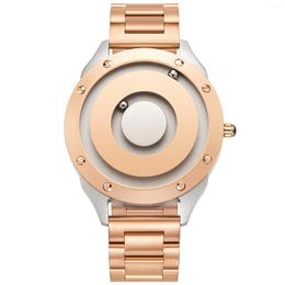 Montres-bracelets Smvp Original FashionUnisex Montre Quartz Simple Luxe Couple Bracelet En Acier Inoxydable Dames QuartzWatch Étanche