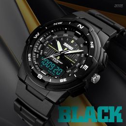 Polshorloges Sport Watch Luminous Led Digital For Men Plastic Dial 50m waterdichte polshorloge Montre Hombres Hour Reloj Boy Clock Gifts Hect2