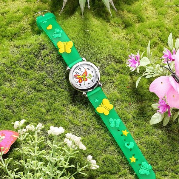 Montres-bracelets Sports Montre numérique pour fille Modèle de dessin animé mignon Montres Enfants Enfants Garçons Quartz Analogique Poignet Cadeau Zegarek Damski