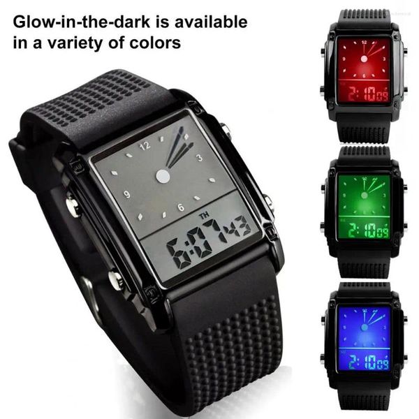 Muñecos de pulsera Accesorio deportivo Electronic Sports Watch LED de alta precisión con luz de noche de correa ajustable