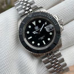 Horloges STEELDIVE Zwart Water Ghost Keramische Bezel SD1953T 300M Waterdicht Zwitsers Luminous 316L Roestvrij Staal Mechanisch Horloge 230802
